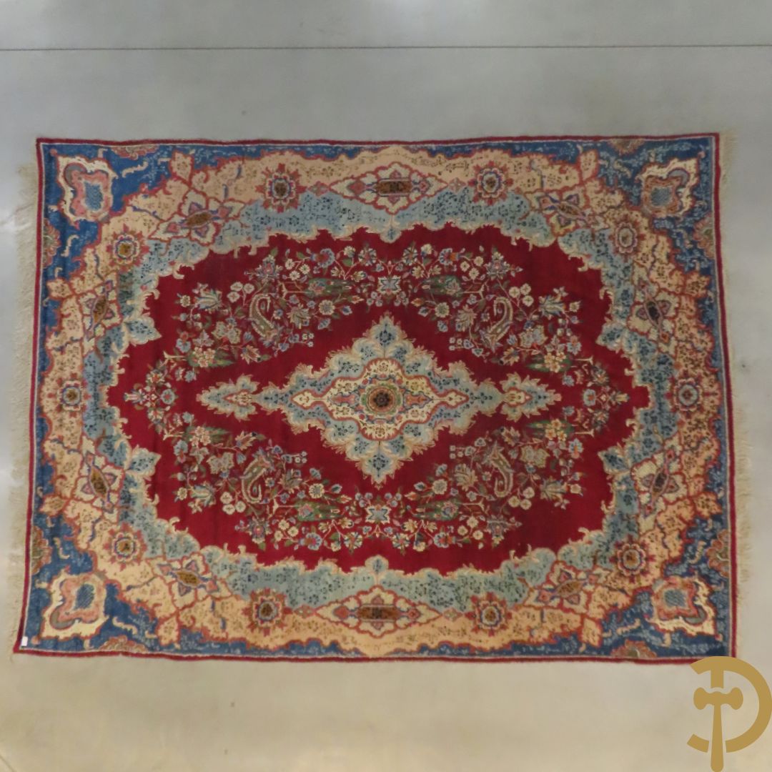 Oosters handgeknoopt tapijt Kirman Royal
