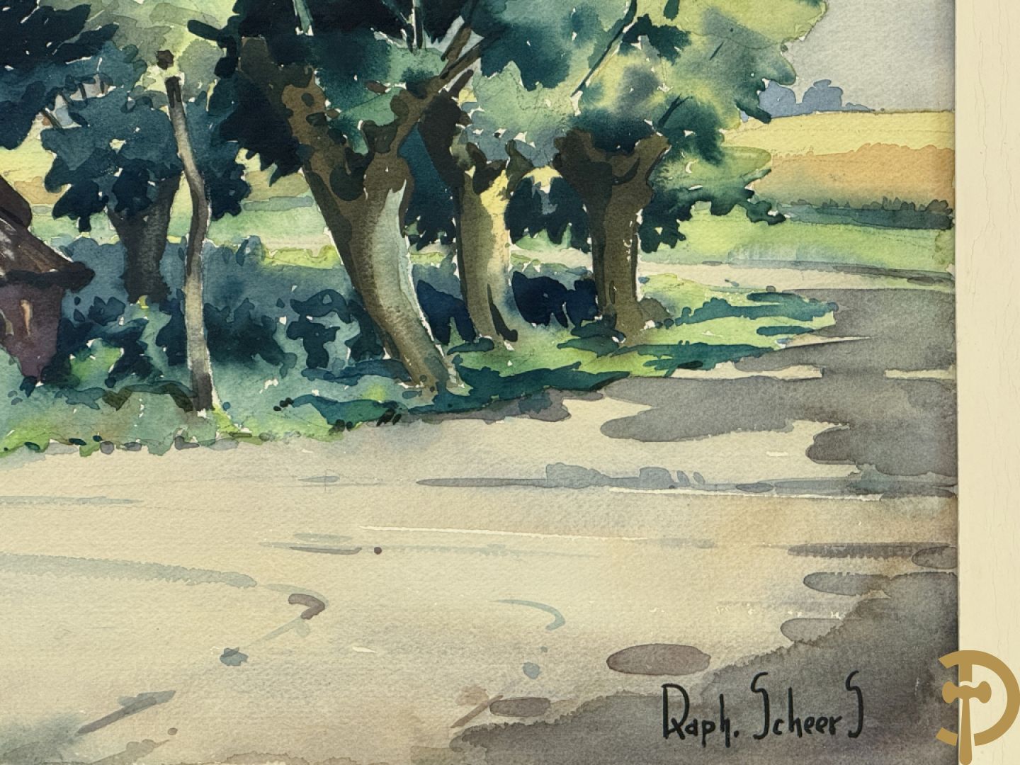 SCHEERS Raph. getekend 