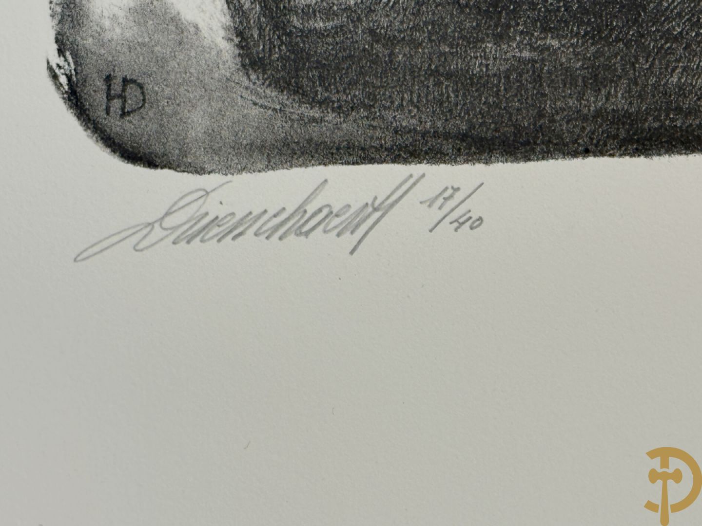 DRIESSCHAERT H. get. Kunstmap met 15 lithografieën met inleidend woord van Gaby Gyselen - 17/40 + DRIESSCHAERT getekend 