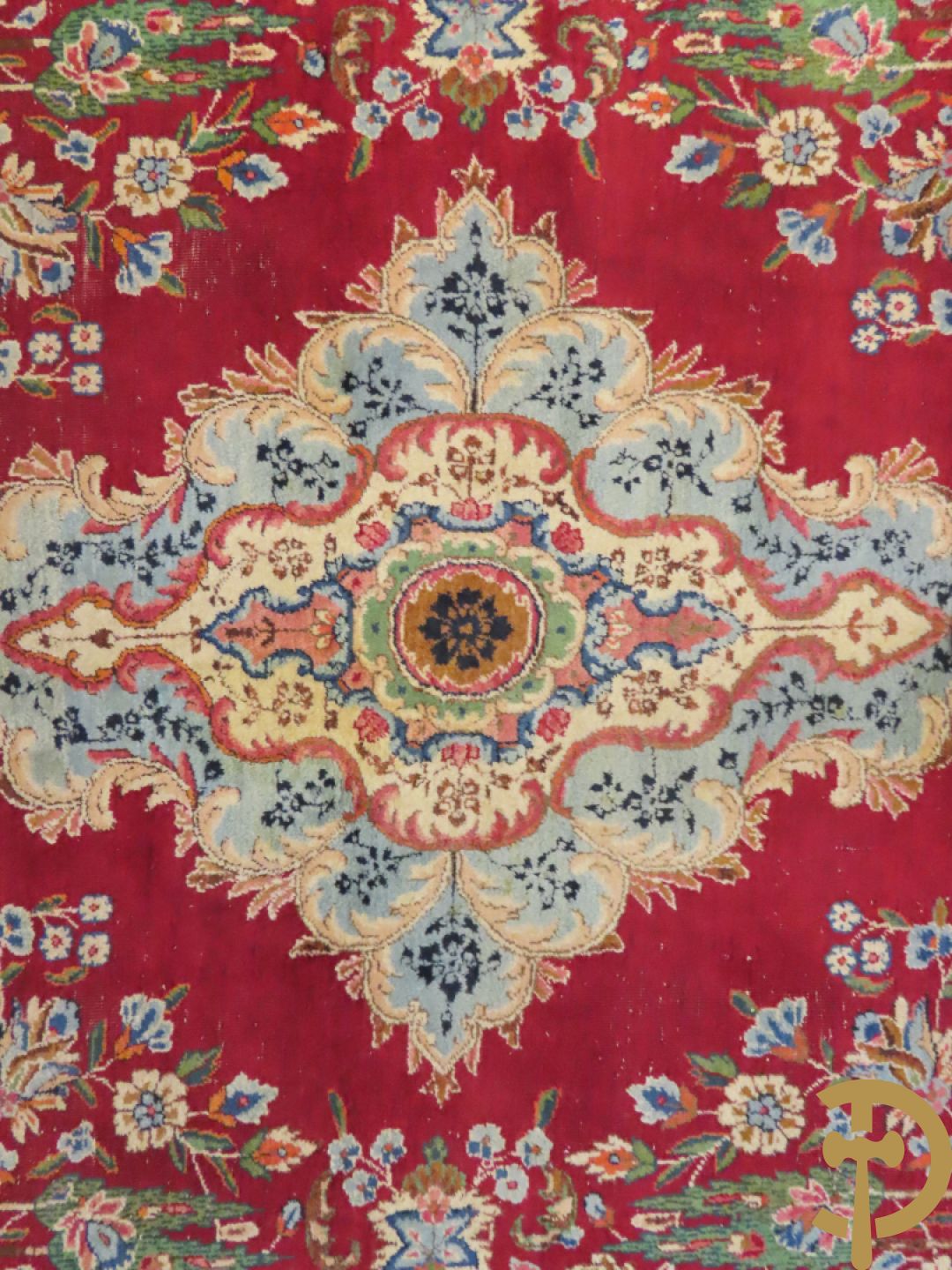 Oosters handgeknoopt tapijt Kirman Royal