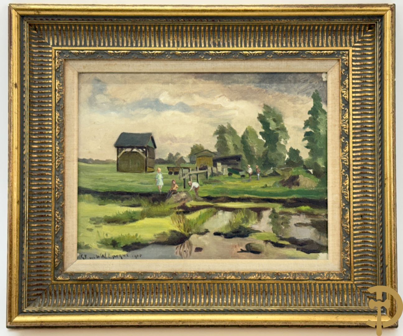 VAN DE WALL PERNE G. getekend(Gustaaf) 