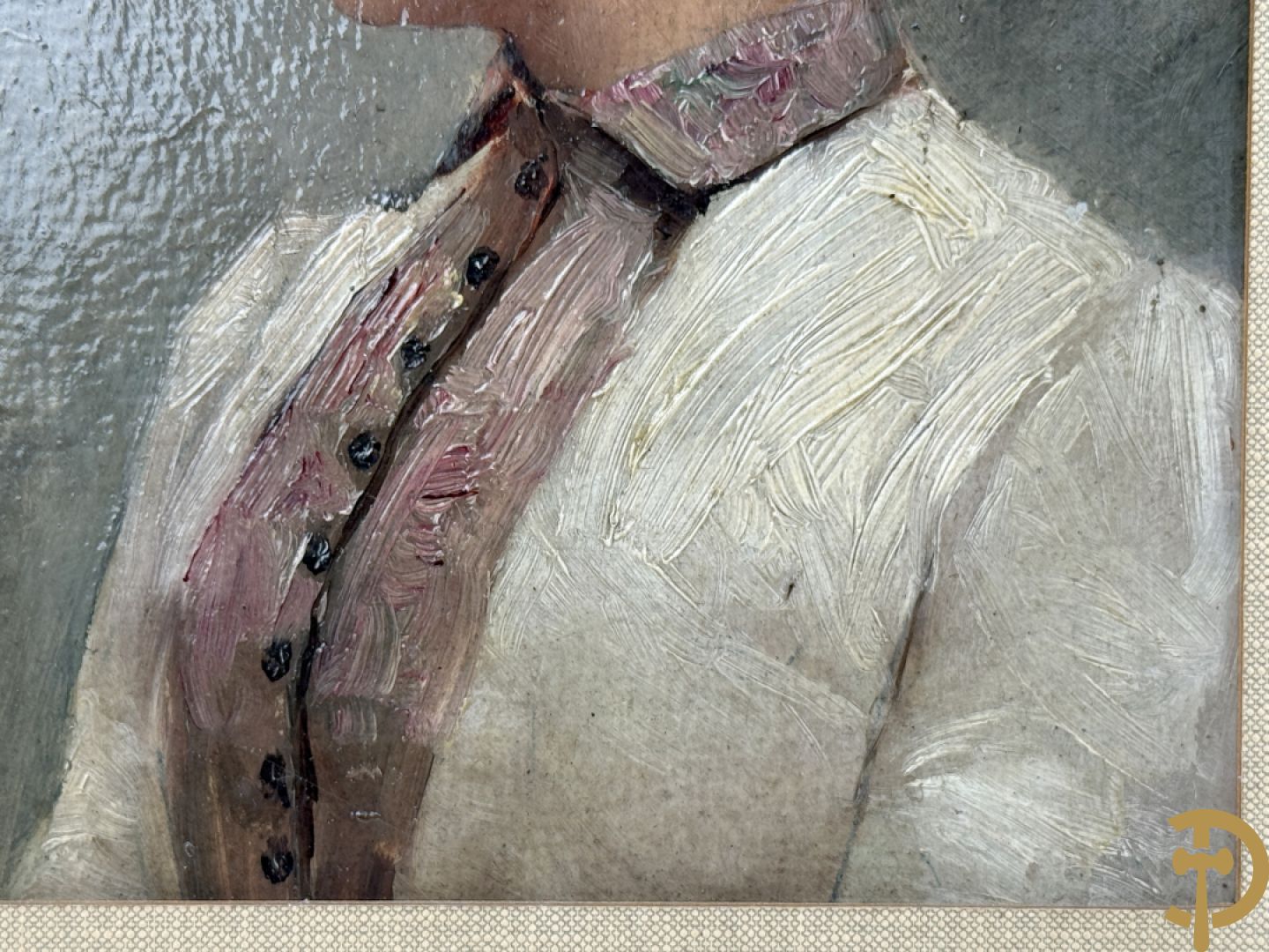 VAN DEN BOSCH Georges getekend links boven 