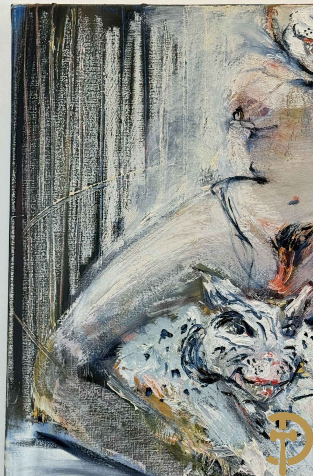 BOUTTENS Philippe getekend verso en gedateerd 2002 