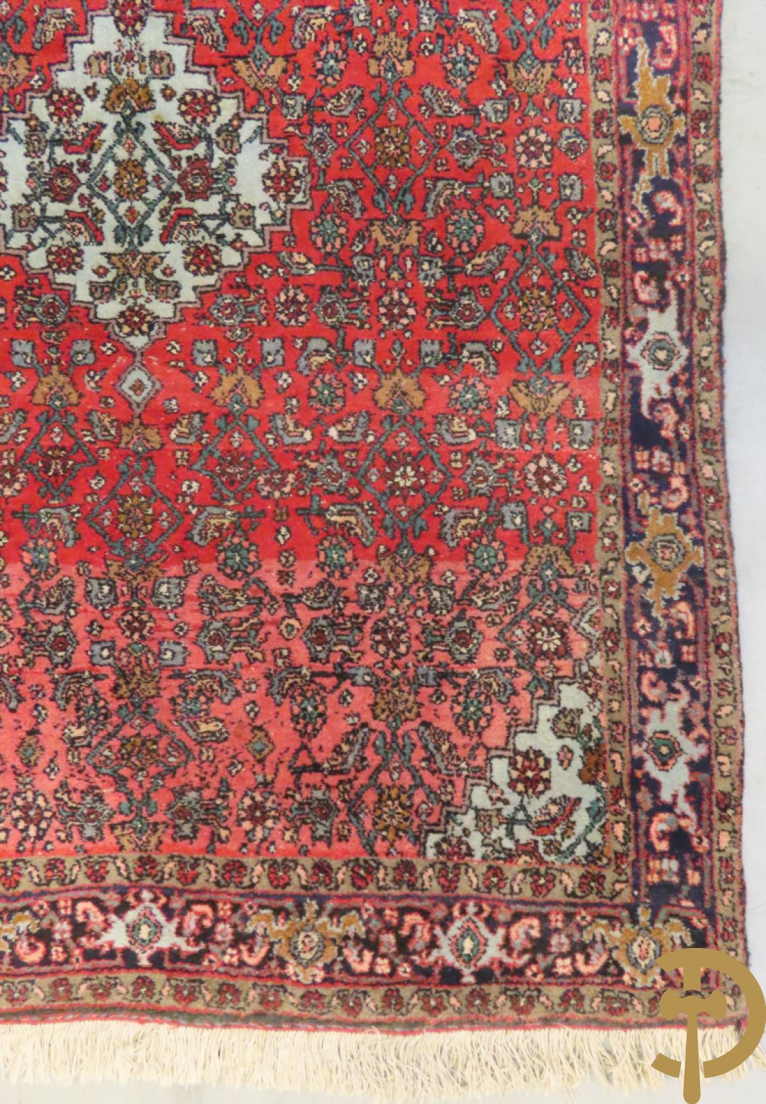 Perzisch handgeknoopt tapijt Senneh + Oosters handgeknoopt Bidjar + Oosters handgeknoopt tapijt Senneh