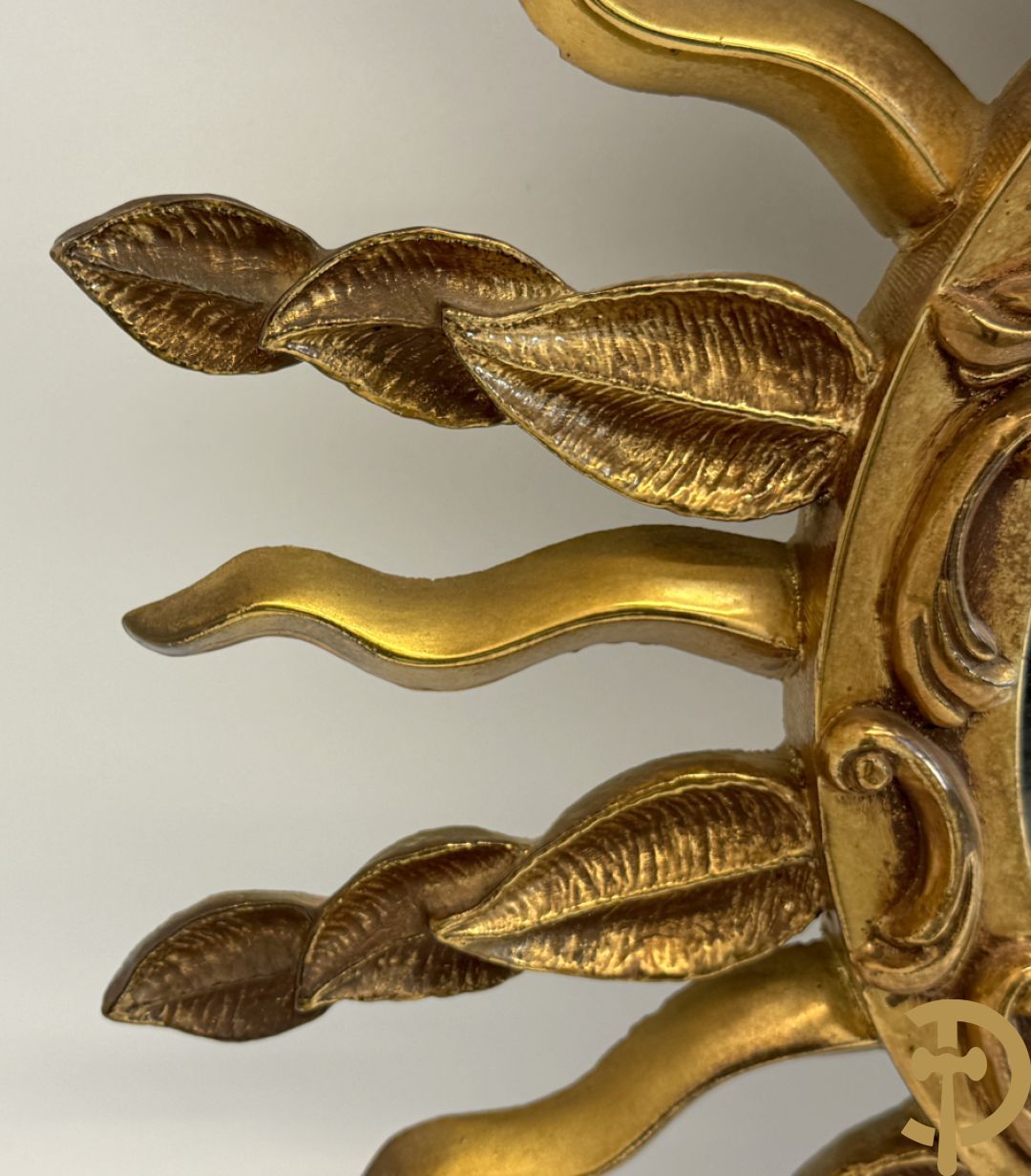 Vintage zonnestraalspiegel, Staluc gemerkt