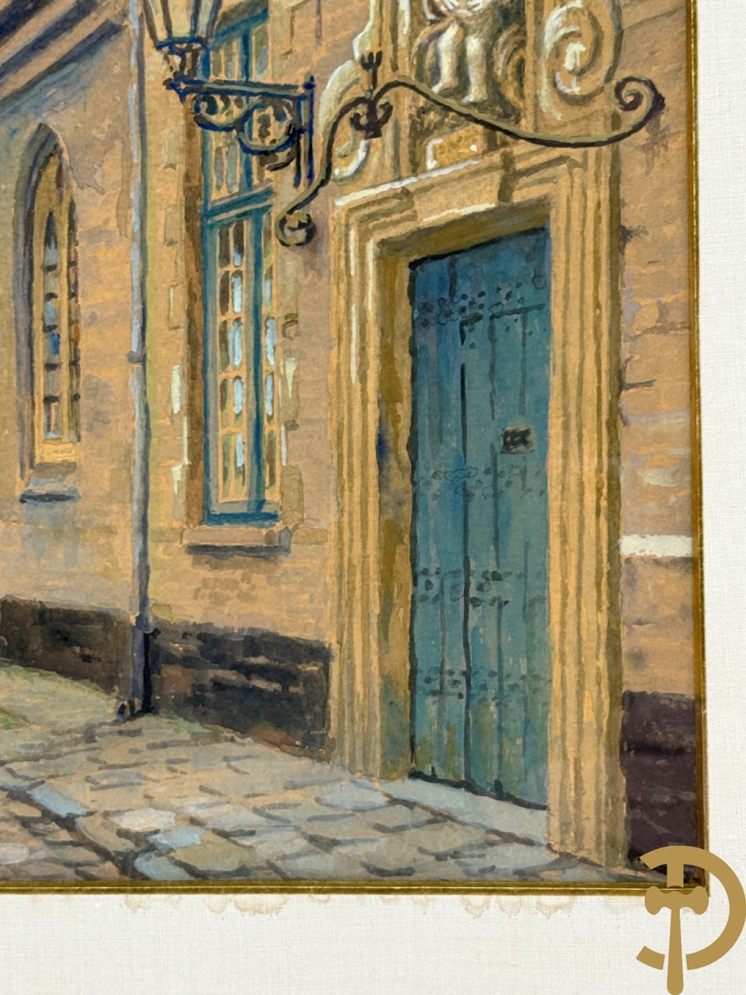 CLERENS Jef getekend Beguinage Bruges 