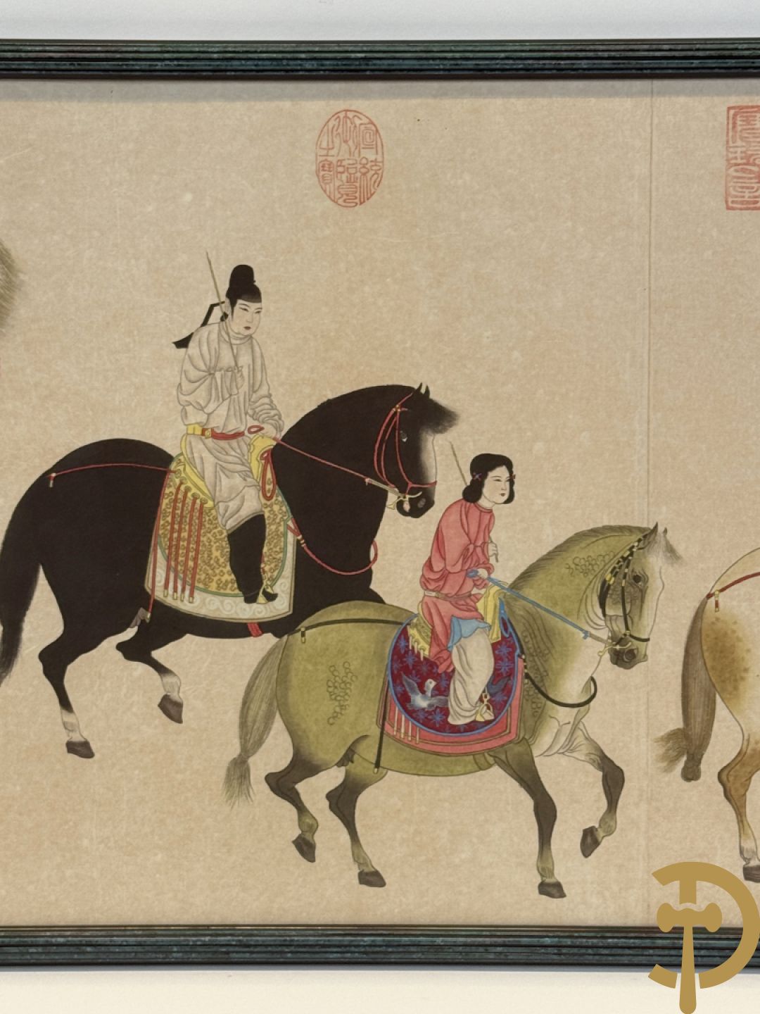 Handbeschilderde Chinese voorstelling 