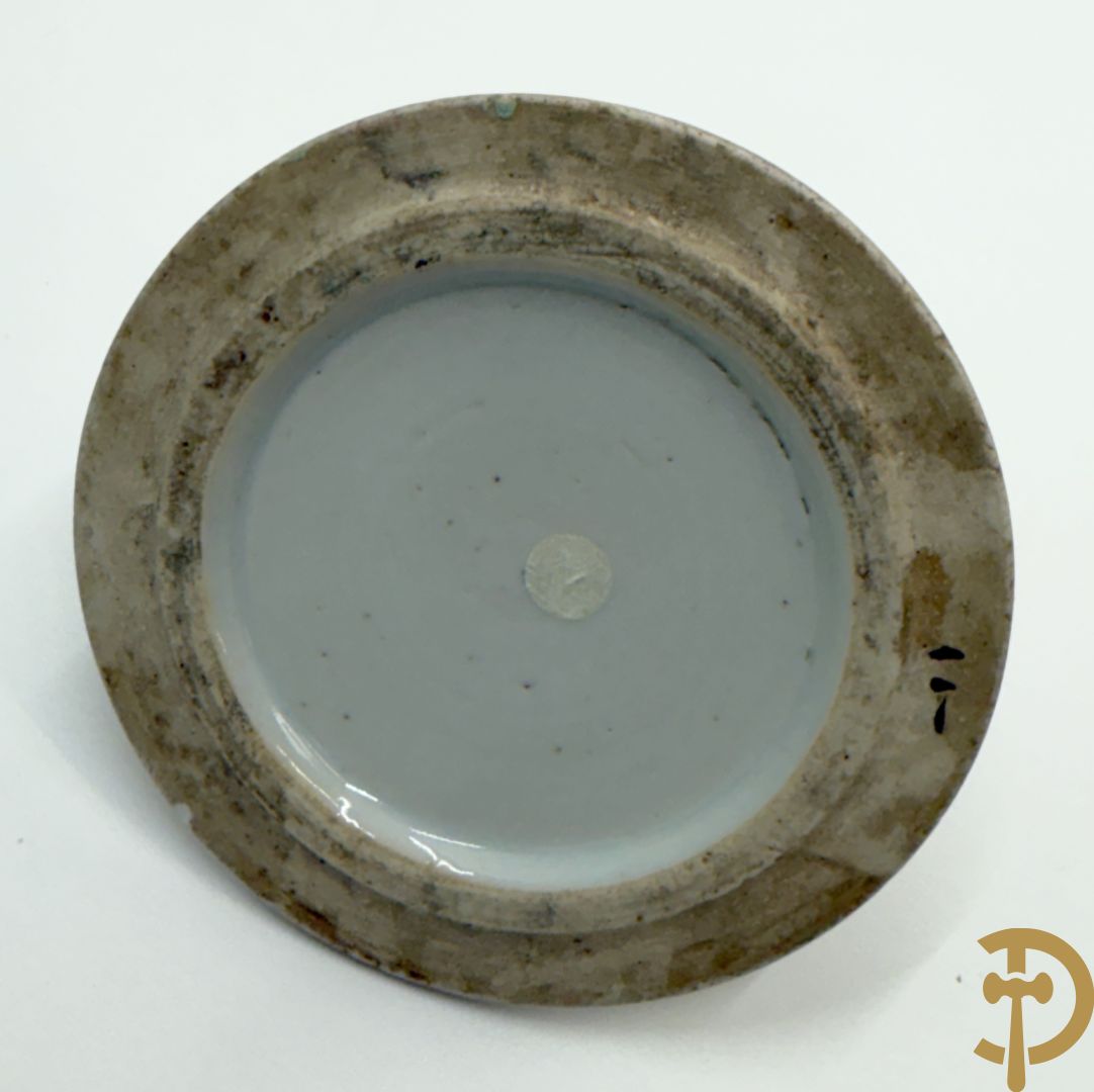 Chinese porseleinen dekselpotiche met antiquiteitendecor