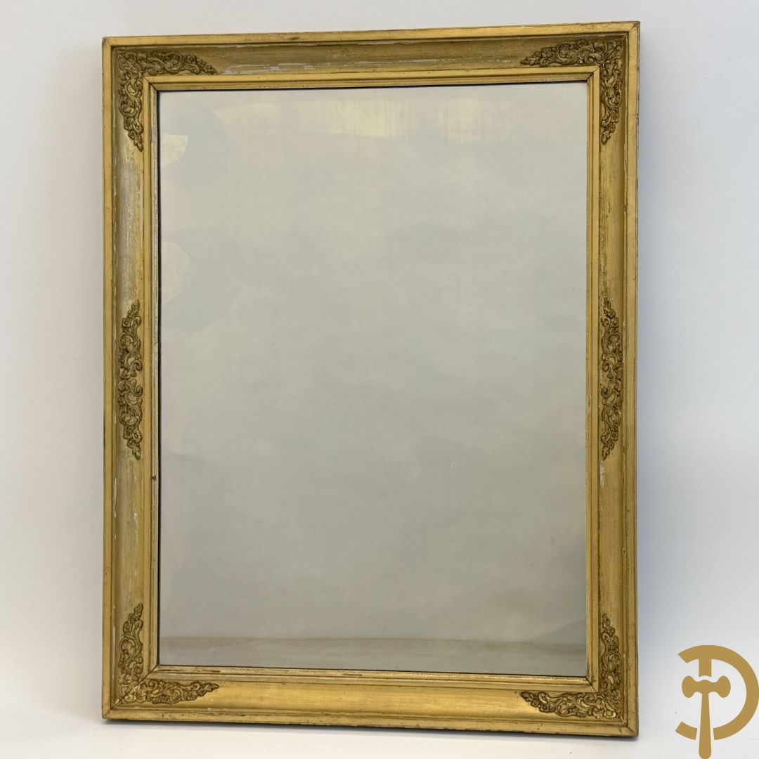 Vergulde Empire lijst met spiegel