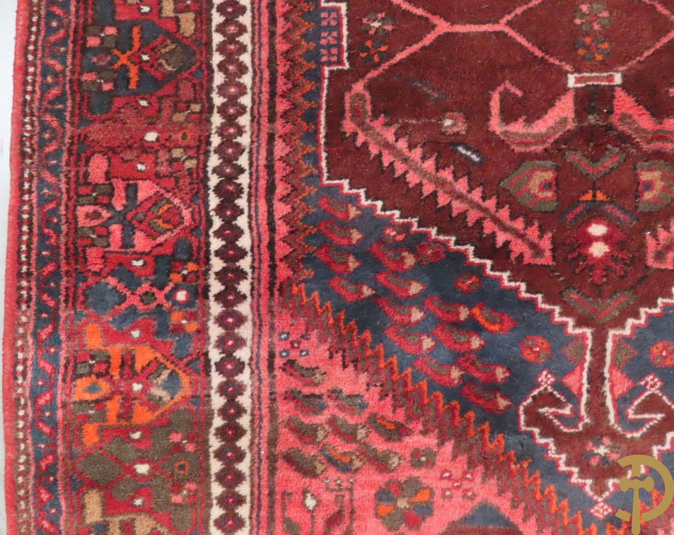 Twee oosterse handgeknoopte tapijten Hamadan