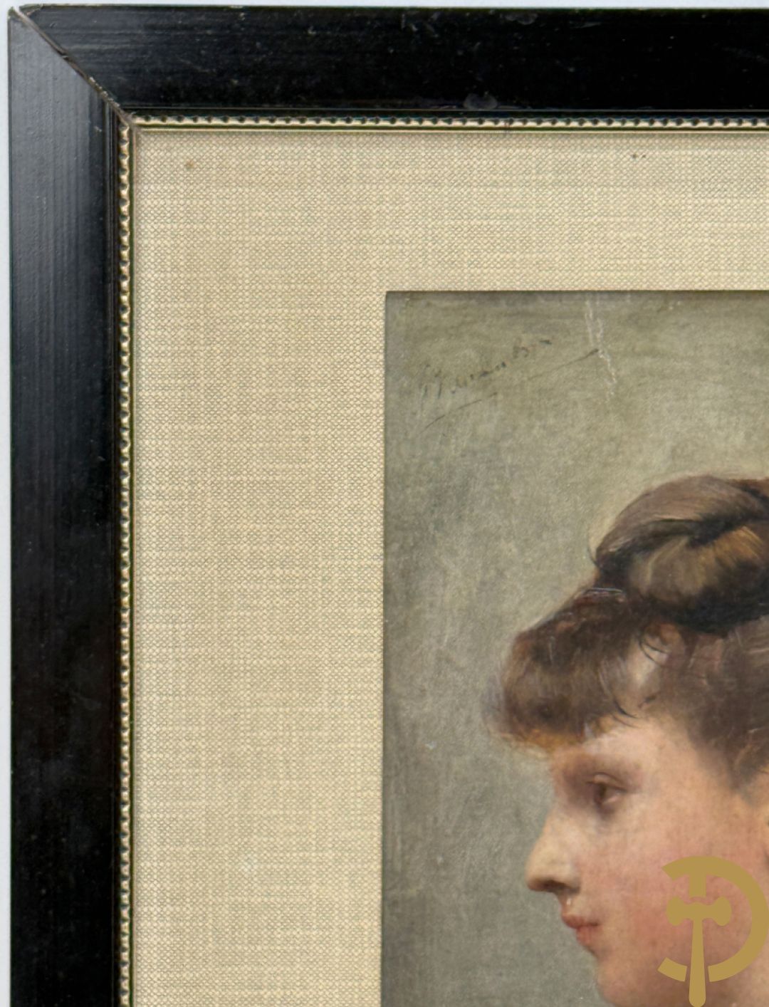 VAN DEN BOSCH Georges getekend links boven 