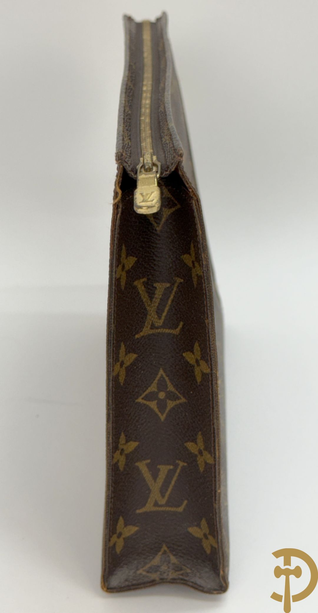 Grote en kleine toiletzak Louis Vuitton + agenda 2001  + portefeuille + tag + paraplu