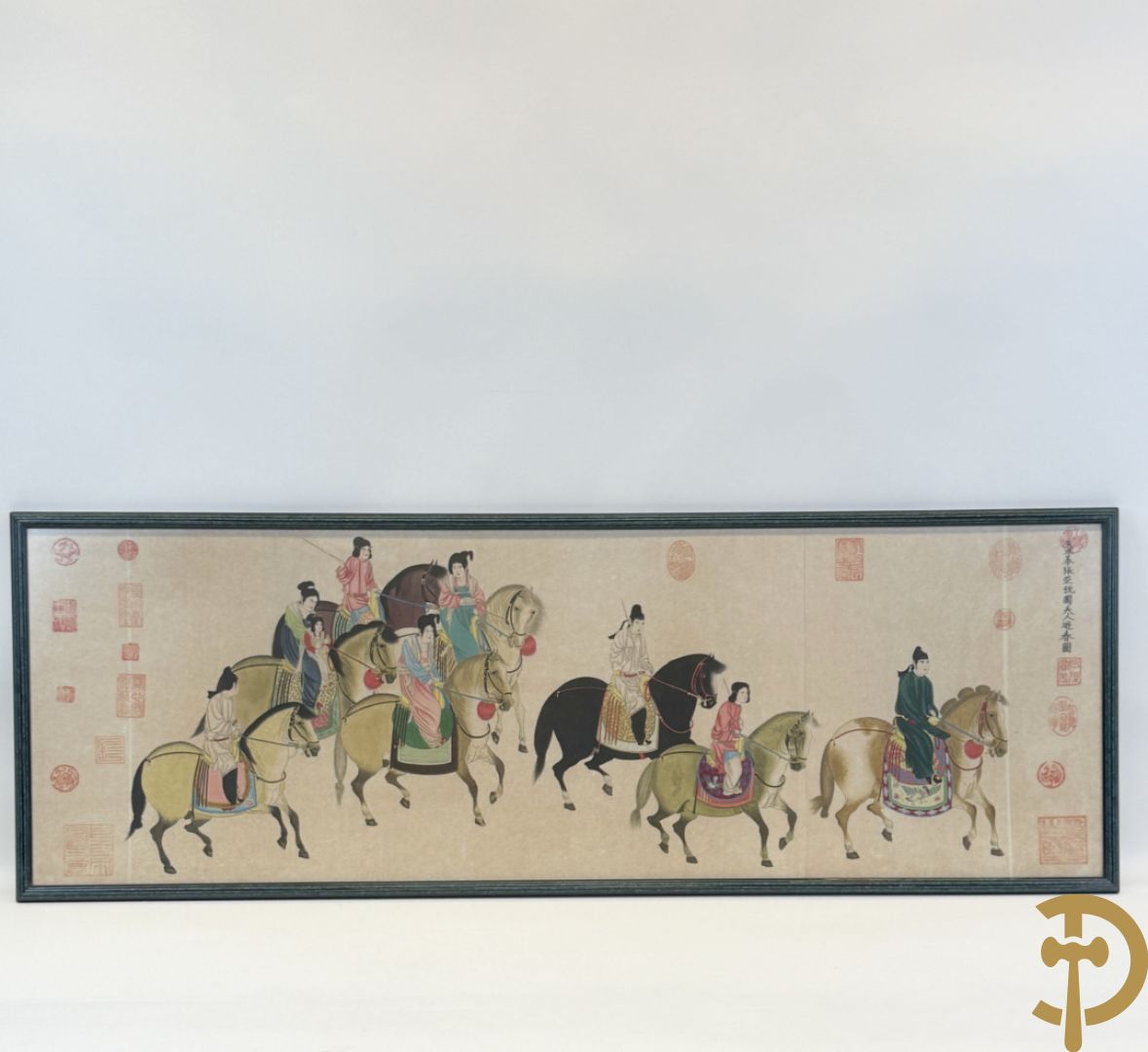 Handbeschilderde Chinese voorstelling 