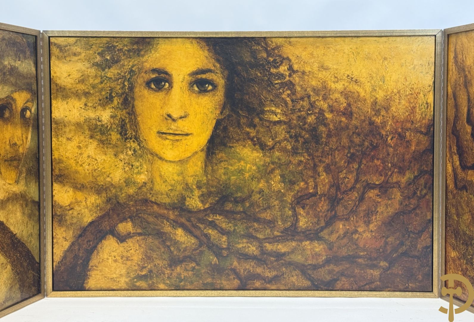 GRABA getekend - Triptiek : Binnenkant 