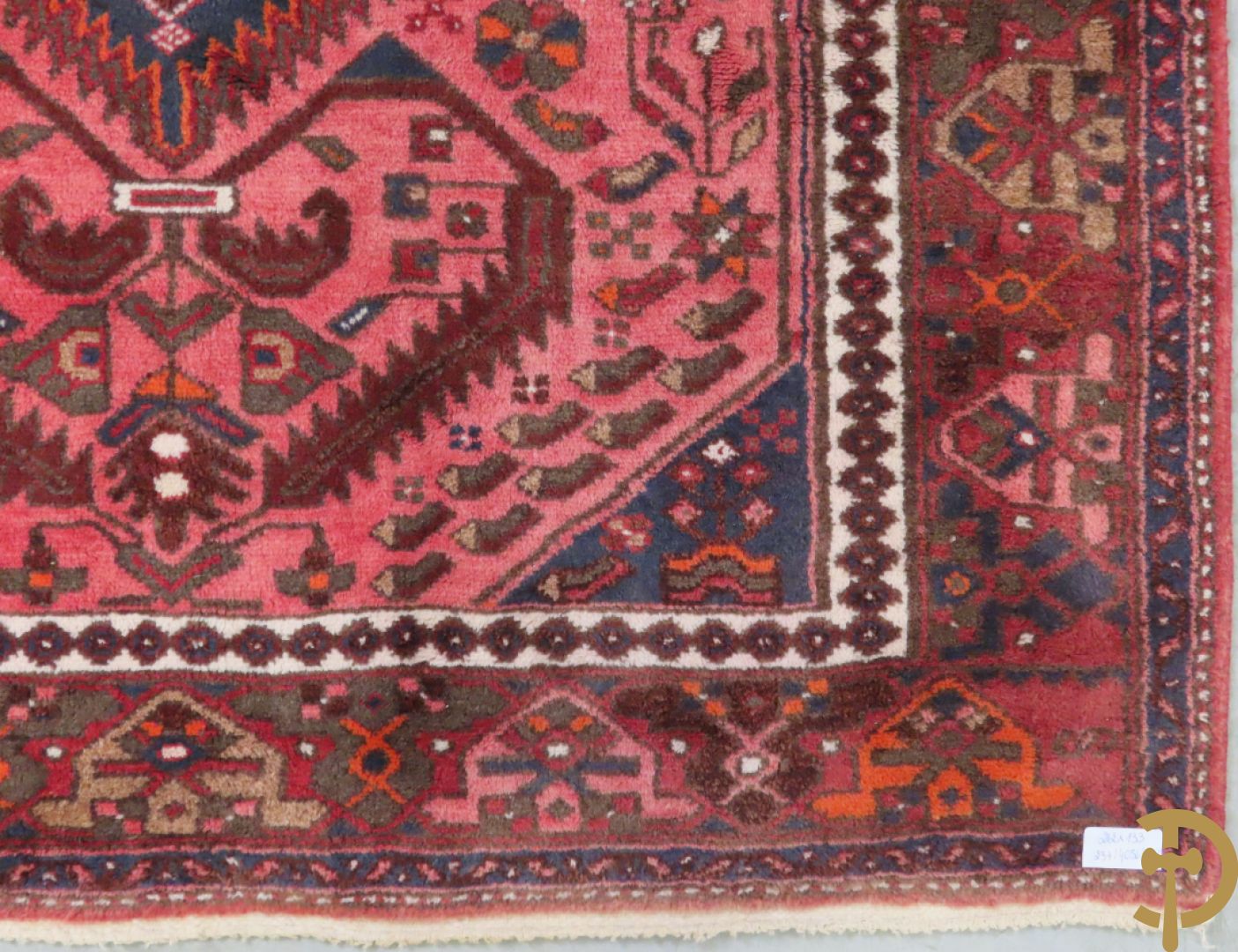 Twee oosterse handgeknoopte tapijten Hamadan