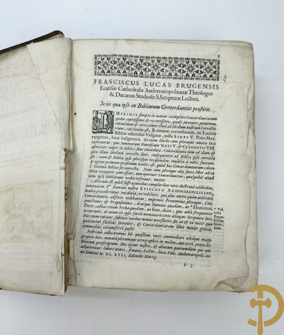 Reeks oude theologische boeken met lederen kaft 17e-18e w.o. Moralis Christiana, Missale Romanum  en Bibliorum Concordantia