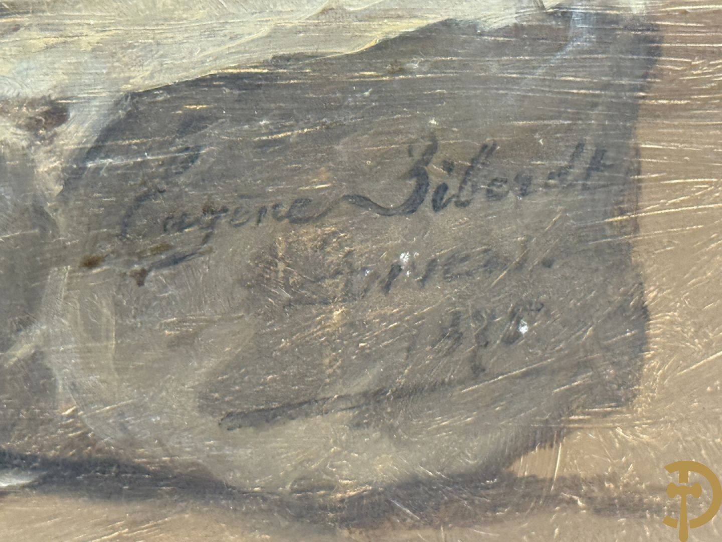 SIBERDT Eugène getekend Anvers 1875 