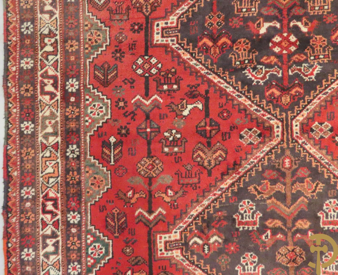 Oosters handgeknoopt tapijt Shiraz