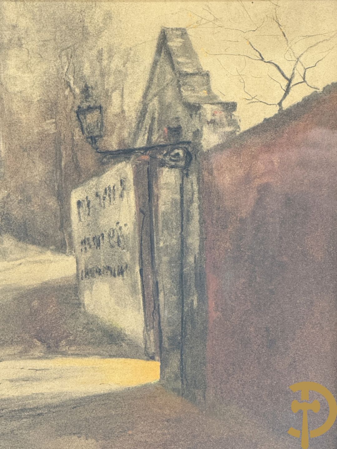 VAN HOLST G. getekend 