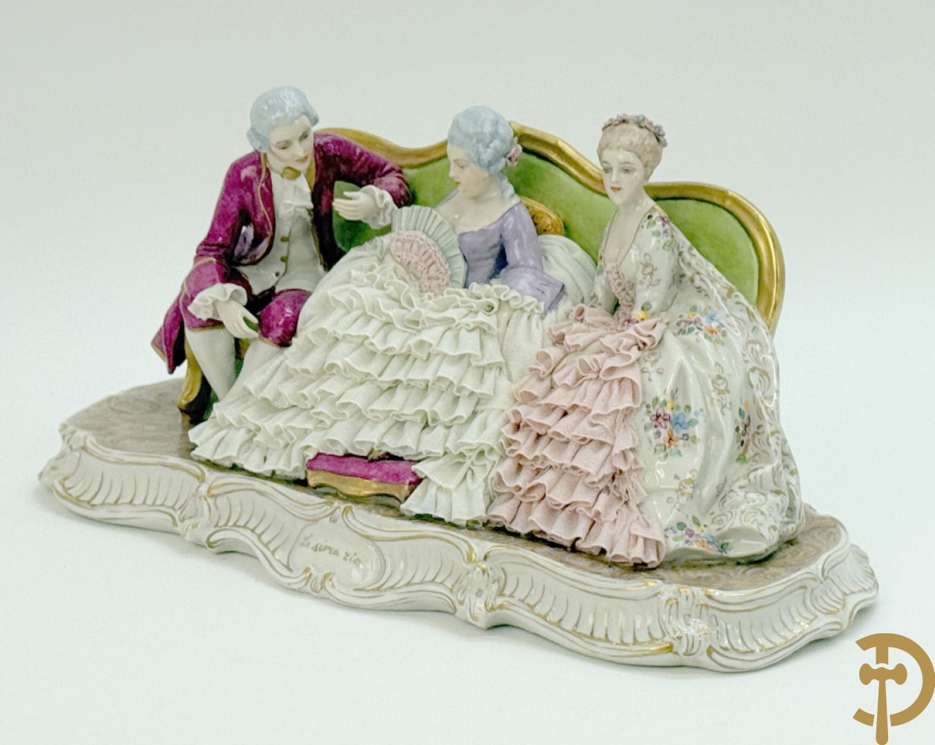 Italiaanse porseleinen groep 