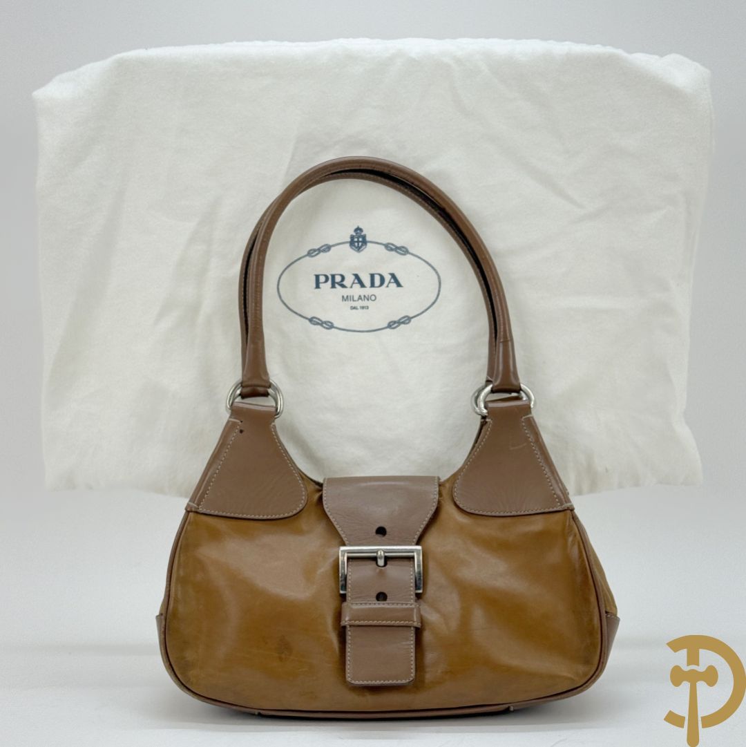Vintage handtas Prada met bijhorende stofzak