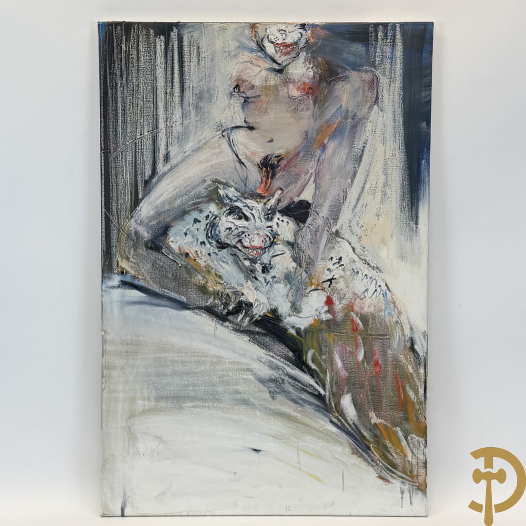 BOUTTENS Philippe getekend verso en gedateerd 2002 