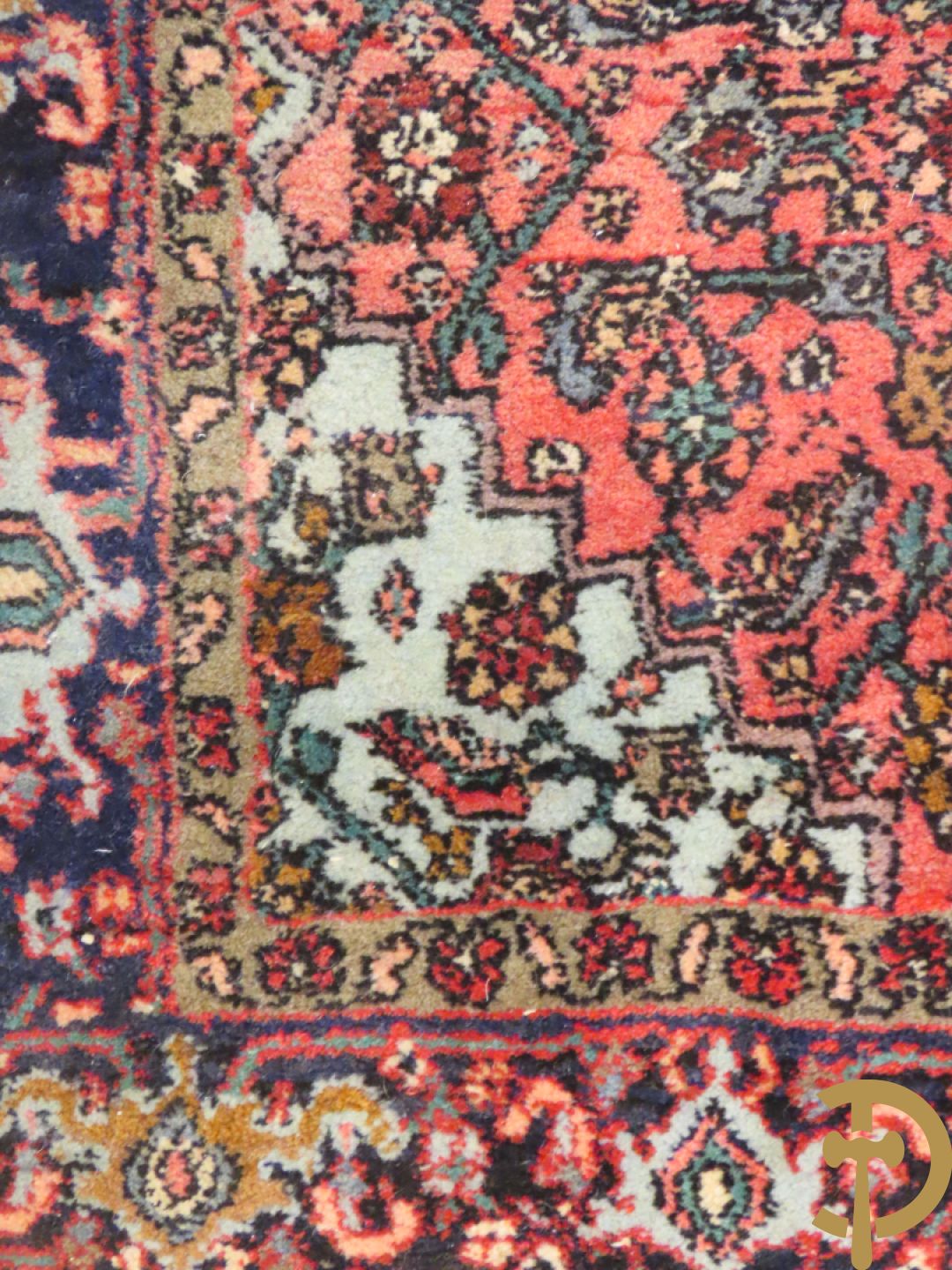 Perzisch handgeknoopt tapijt Senneh + Oosters handgeknoopt Bidjar + Oosters handgeknoopt tapijt Senneh