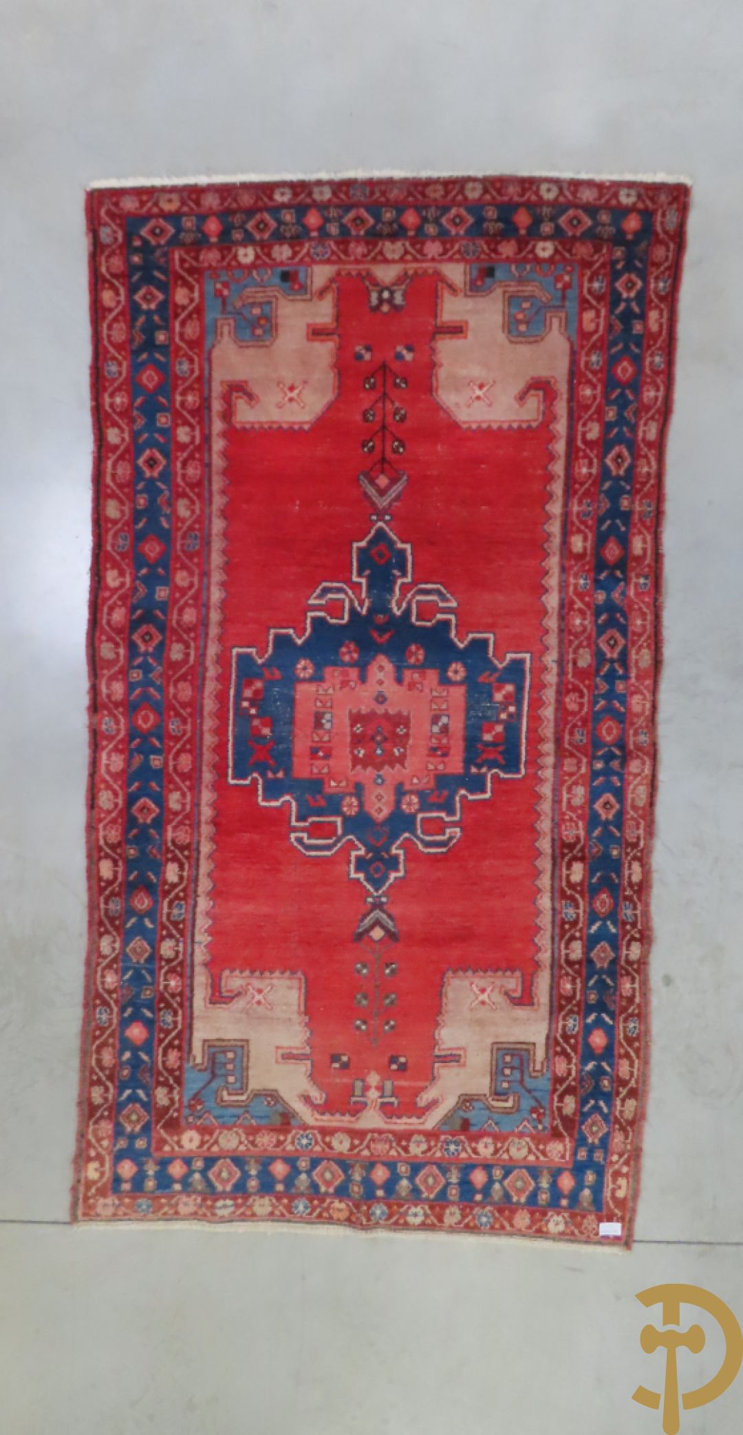 Twee oosterse handgeknoopte tapijten Hamadan