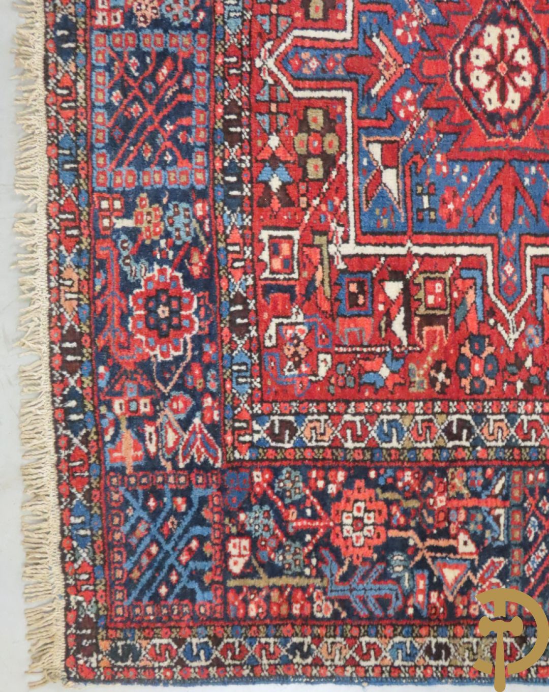 Twee oosterse handgeknoopte tapijten Heriz