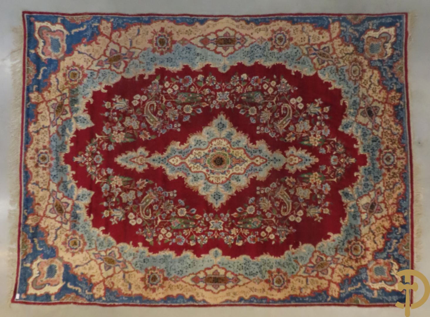 Oosters handgeknoopt tapijt Kirman Royal