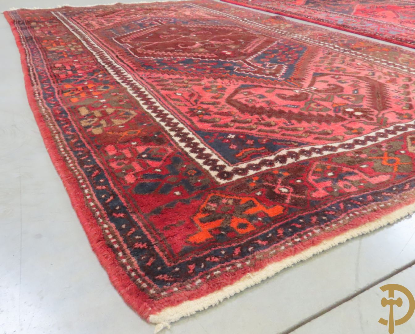 Twee oosterse handgeknoopte tapijten Hamadan