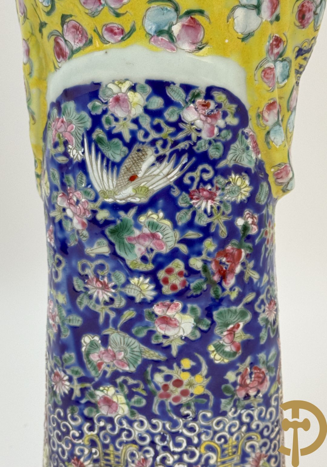 Chinese porseleinen handgekleurde wijsgeer