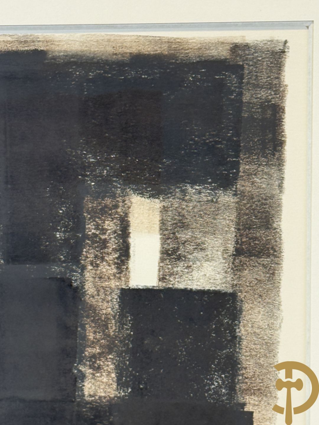 VERMEULEN NOËL getekend 1982 - drieluik acrylverf op papier