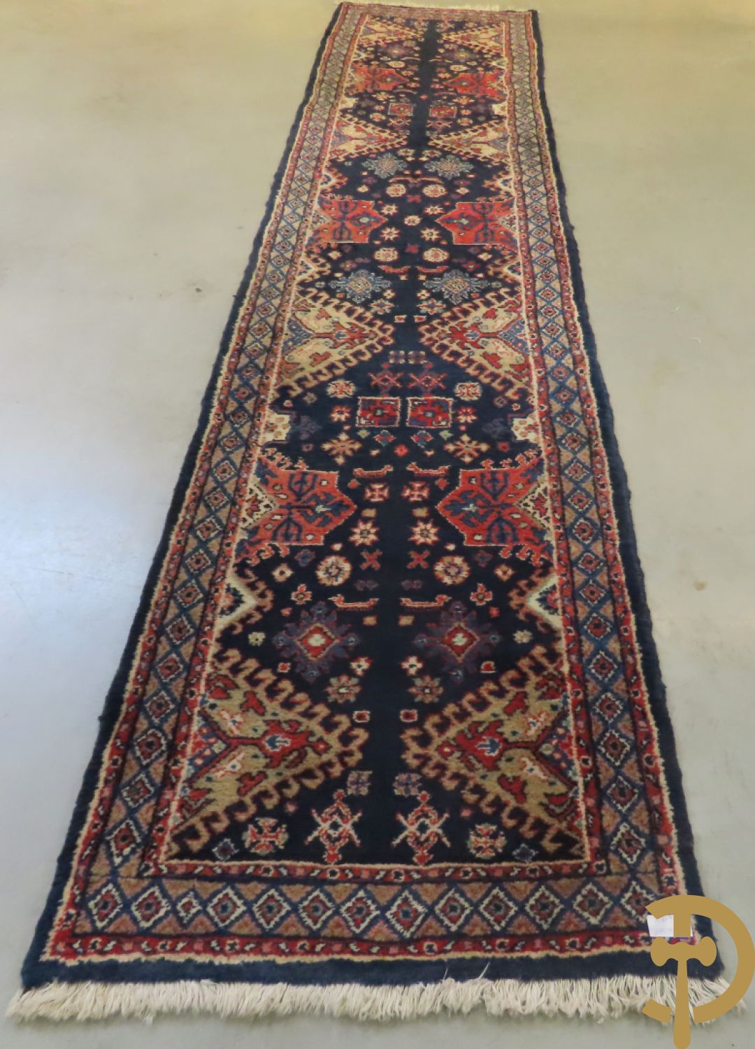 Oosterse handgeknoopte loper