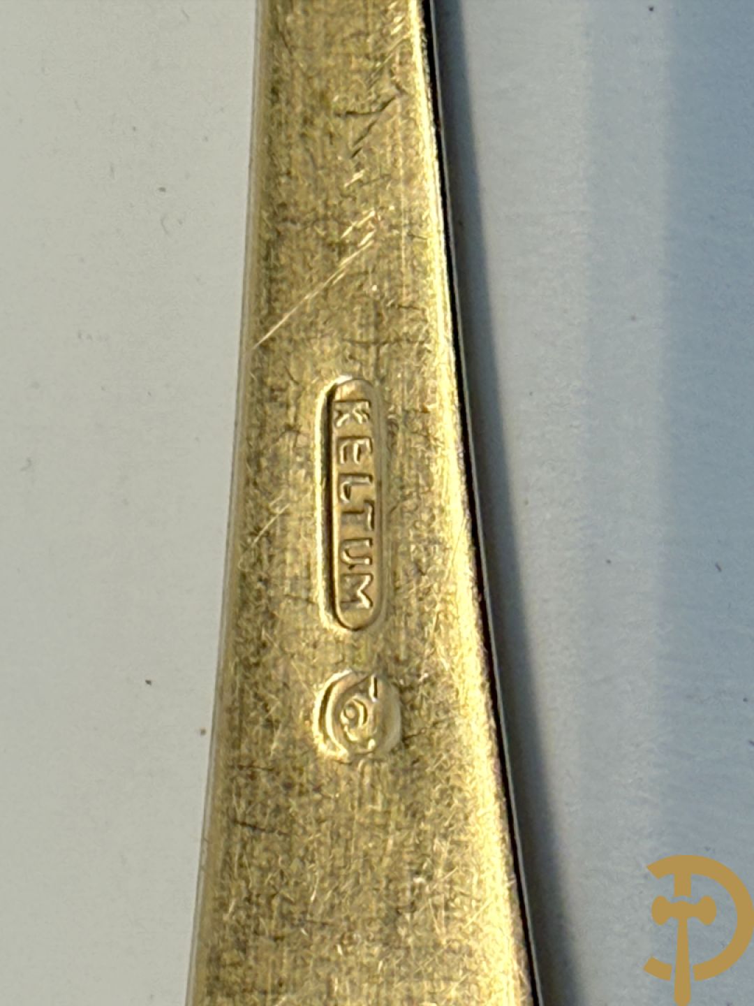 Art deco verzilverd bestek in koffer