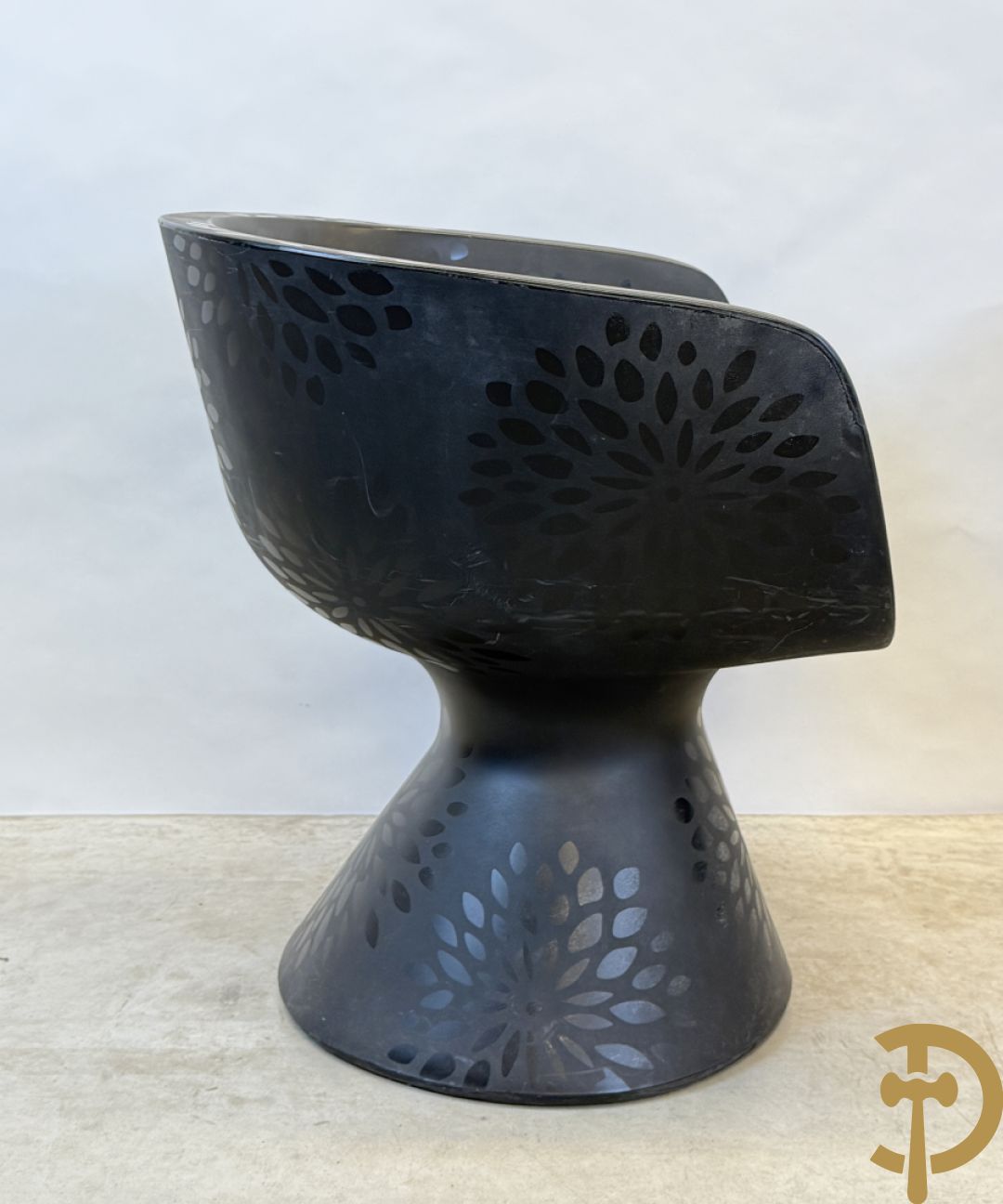 Paar plexi armzetels Zanotta, model Dora Outdoor