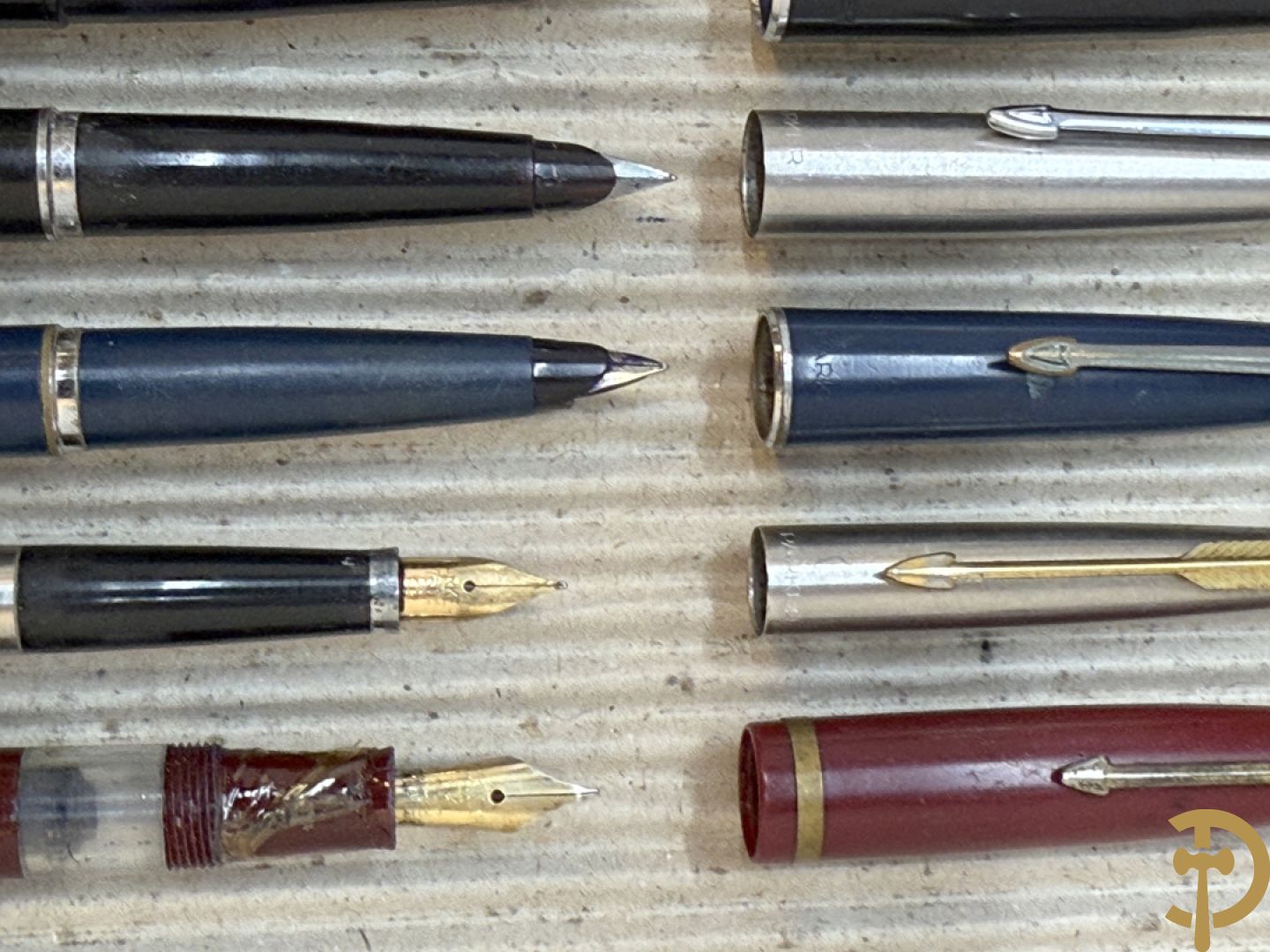 Zeven vulpennen Parker