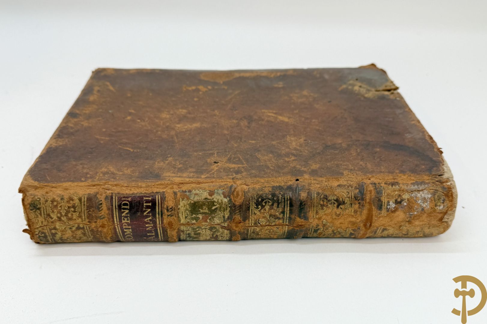 Reeks oude theologische boeken met lederen kaft 17e-18e w.o. Moralis Christiana, Missale Romanum  en Bibliorum Concordantia