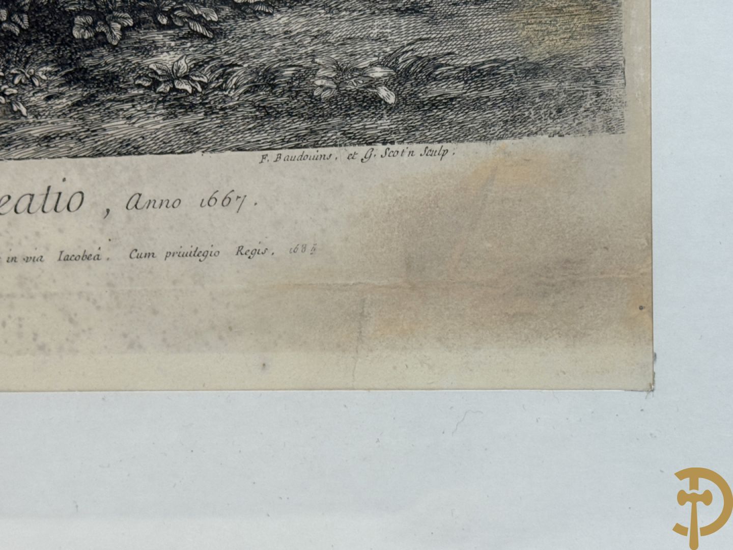 BAUDEWIJNS F. getekend (sculpteur) 