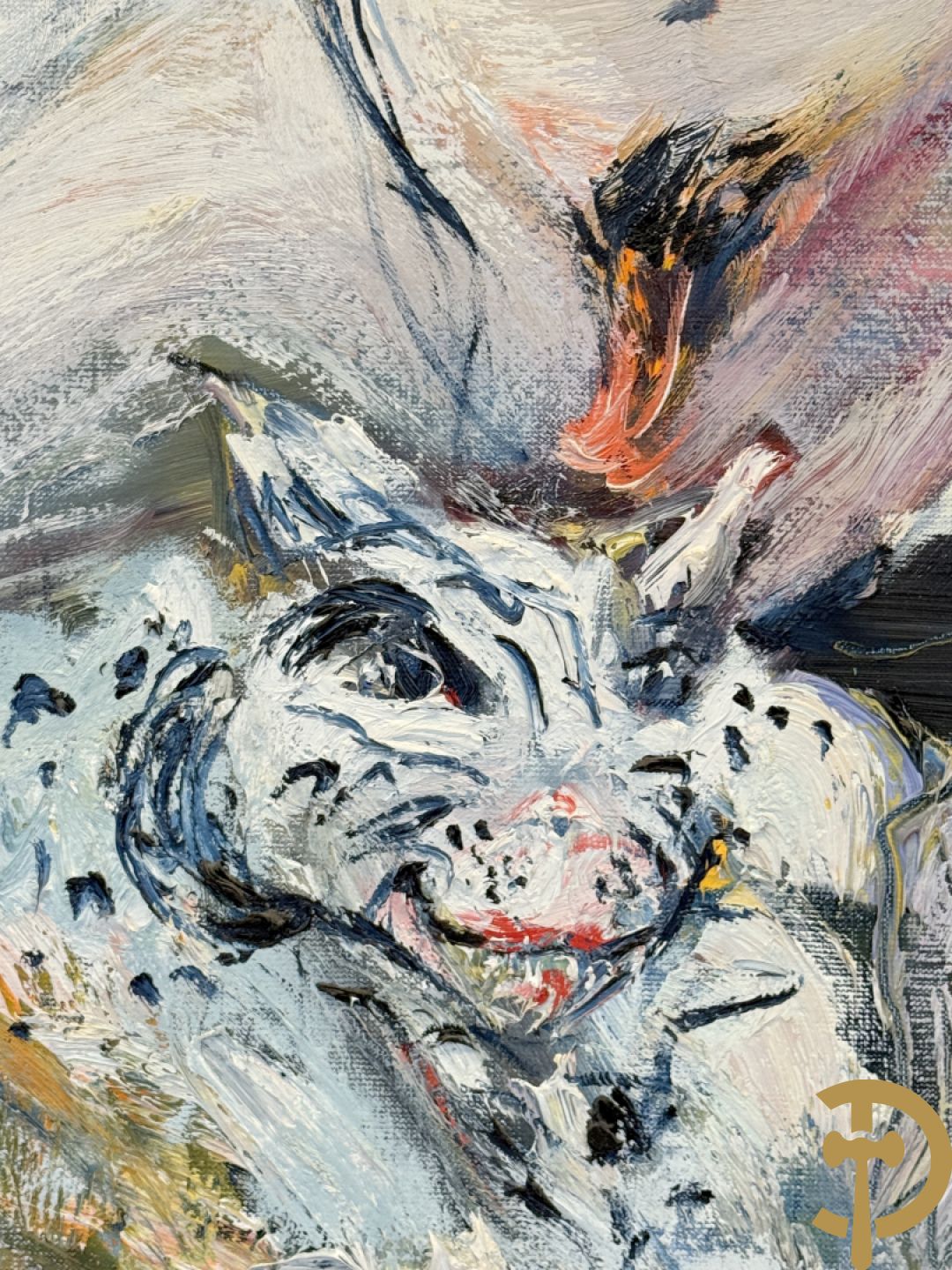 BOUTTENS Philippe getekend verso en gedateerd 2002 