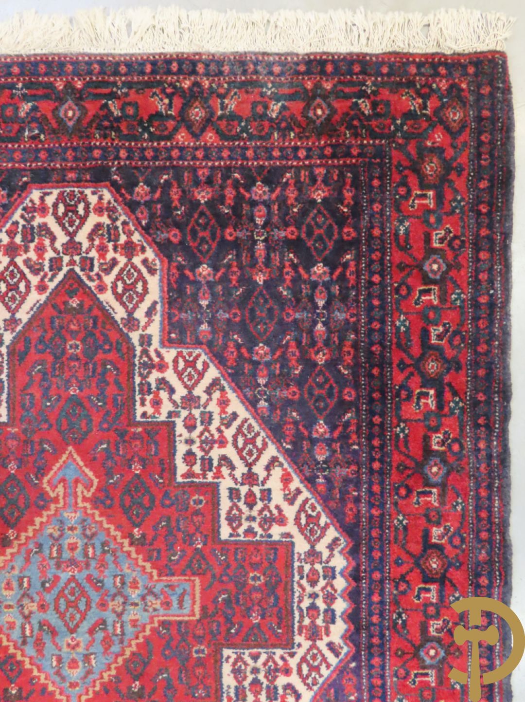 Perzisch handgeknoopt tapijt Senneh + Oosters handgeknoopt Bidjar + Oosters handgeknoopt tapijt Senneh