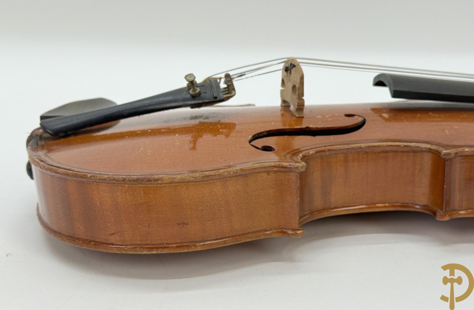 Oude viool, Caspar Da Salo N. Brescia getekend binnenin