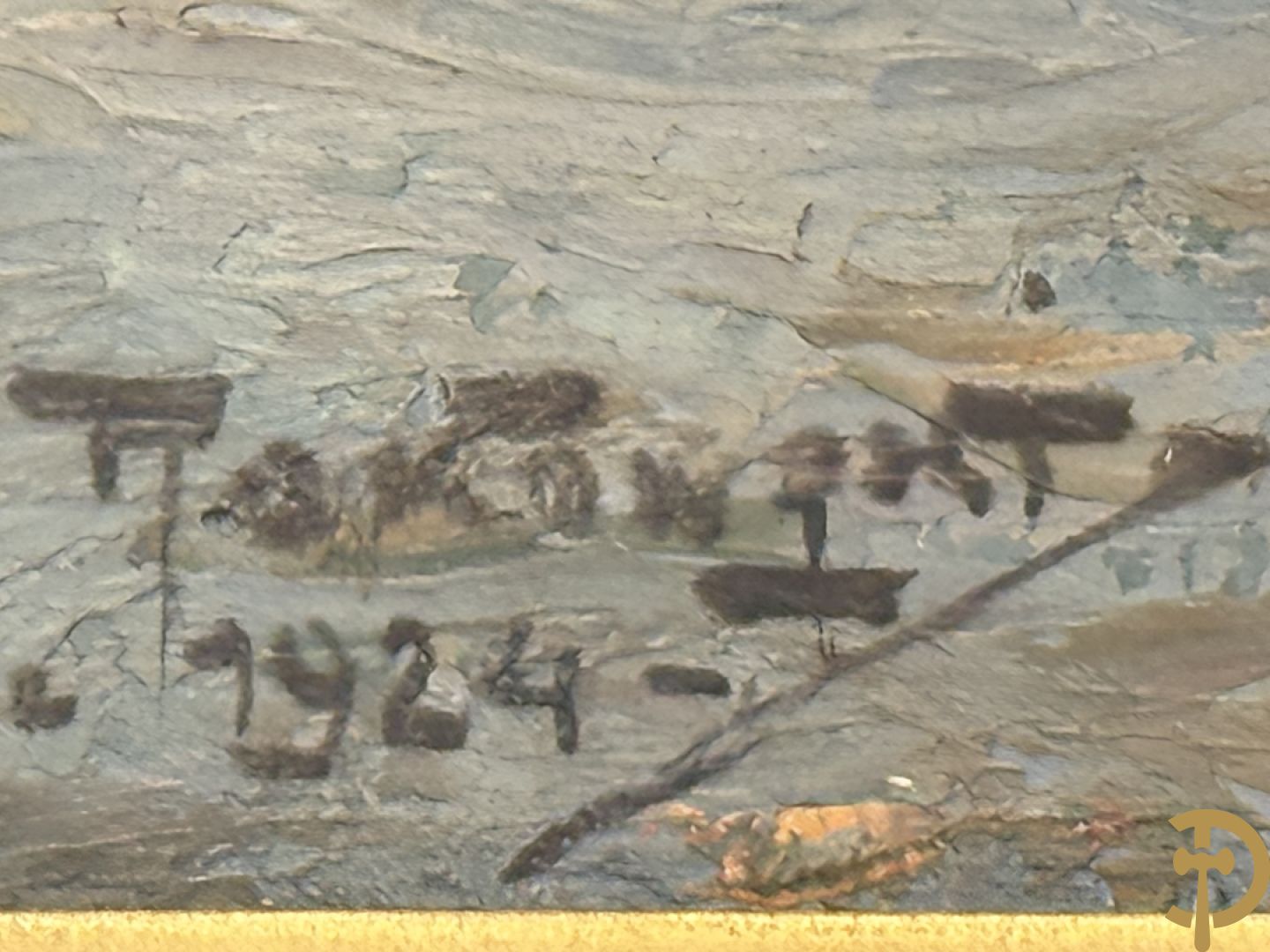 DE ROKONAKT M. getekend Oostende 1924 