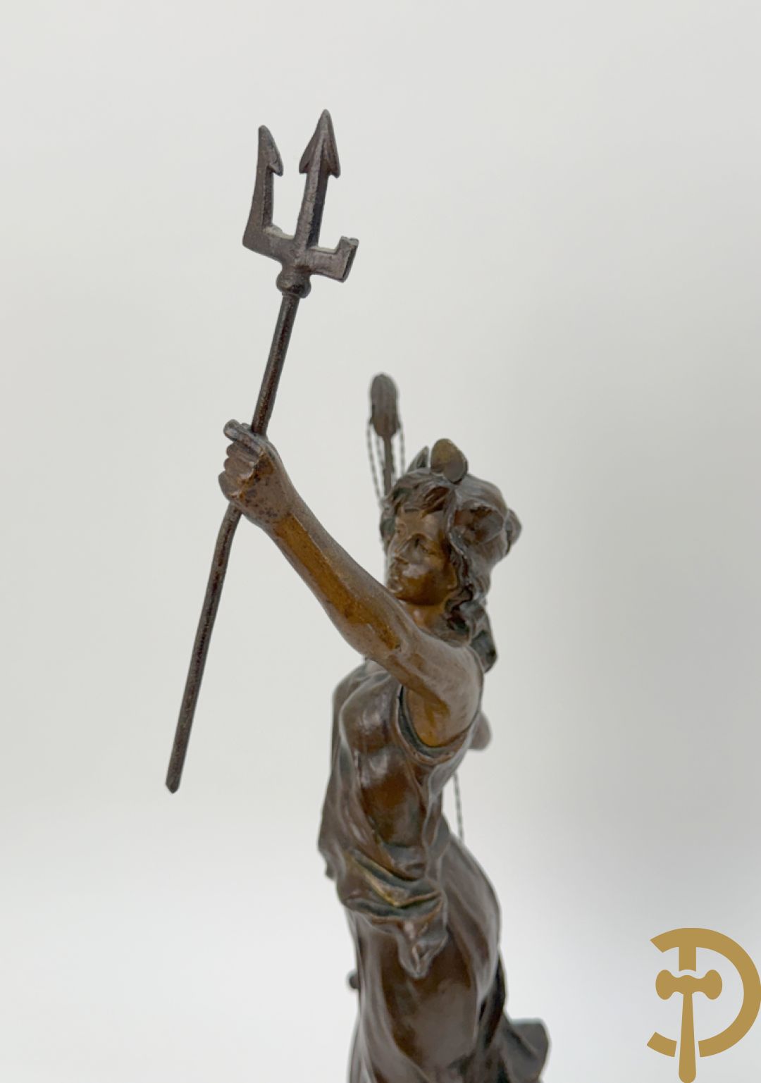 Driedelige zamak garnituur 