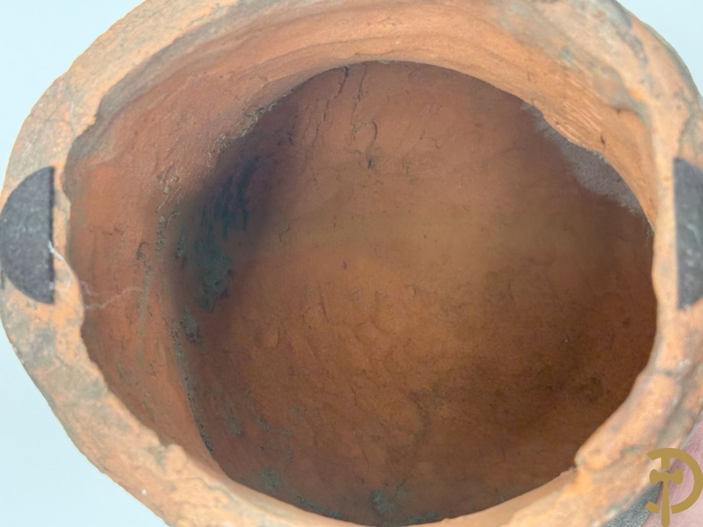 CALUWIER Carlos gestempeld binnenin, paar keramieken hoofden + Handbeschilderde ovale schotel van Caluwier Carlos