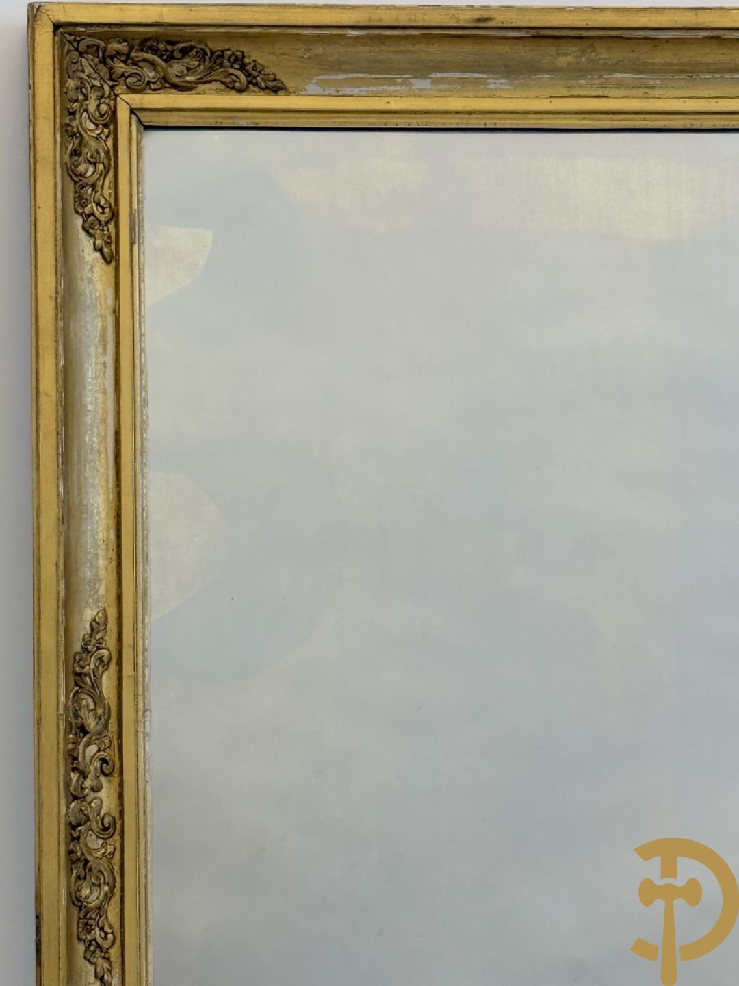 Vergulde Empire lijst met spiegel