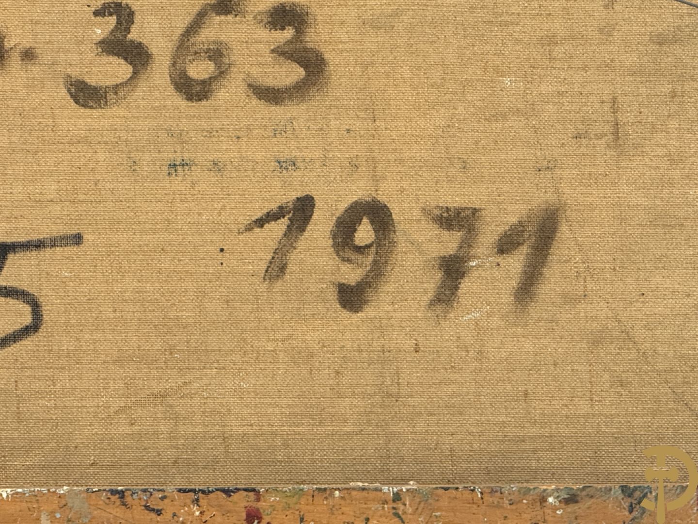 VERMEULEN NOËL getekend verso 1971 