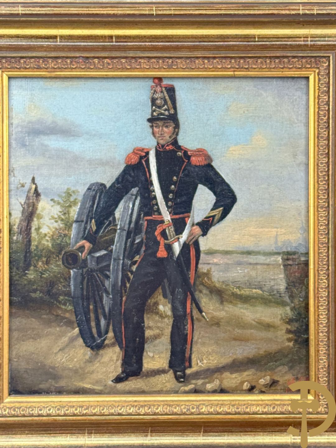 F.M. gemonogrammeerd 1832 