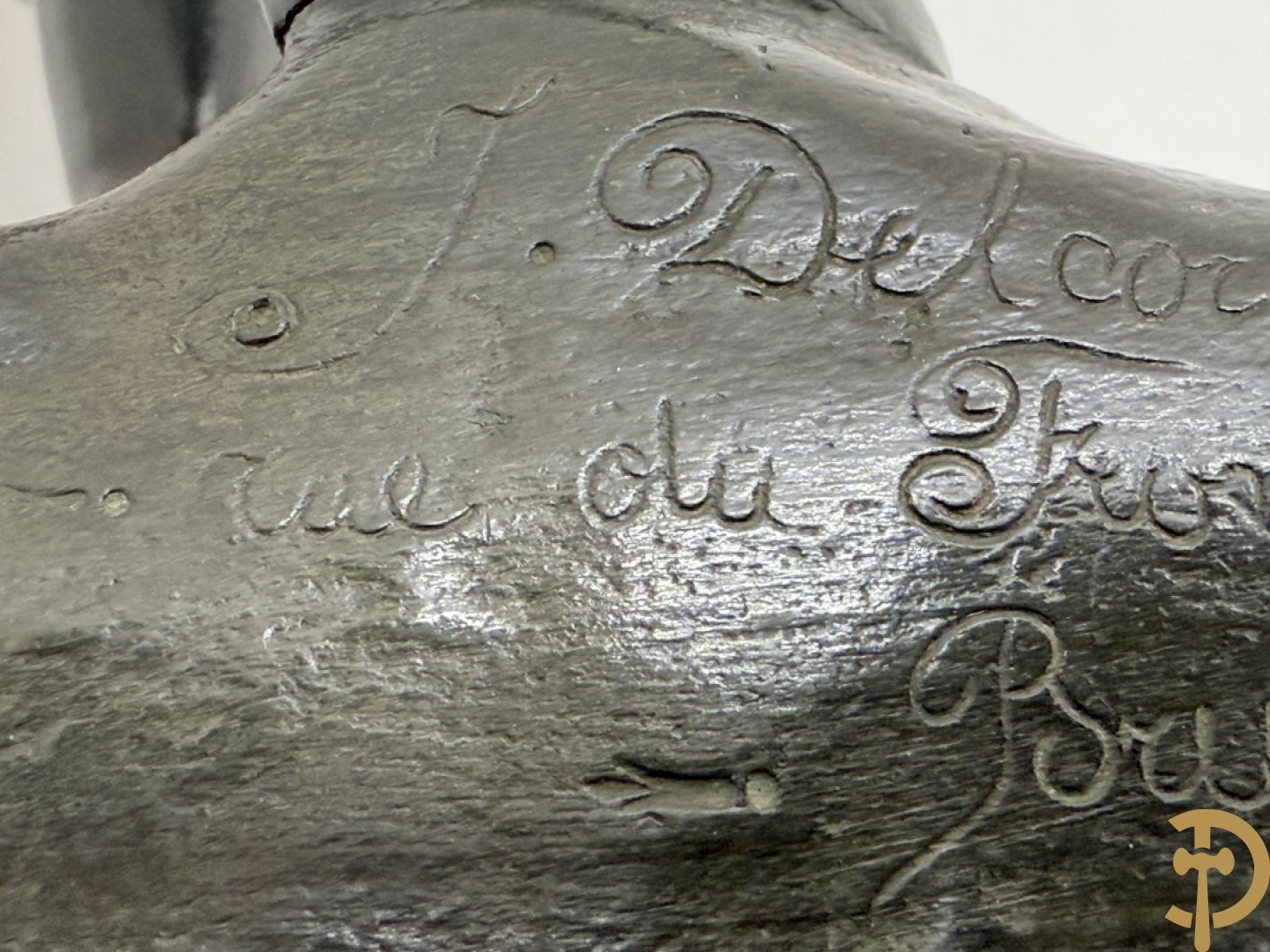 DELCORTE J. getekend - Rue du Frondispisce 43 Bruxelles 