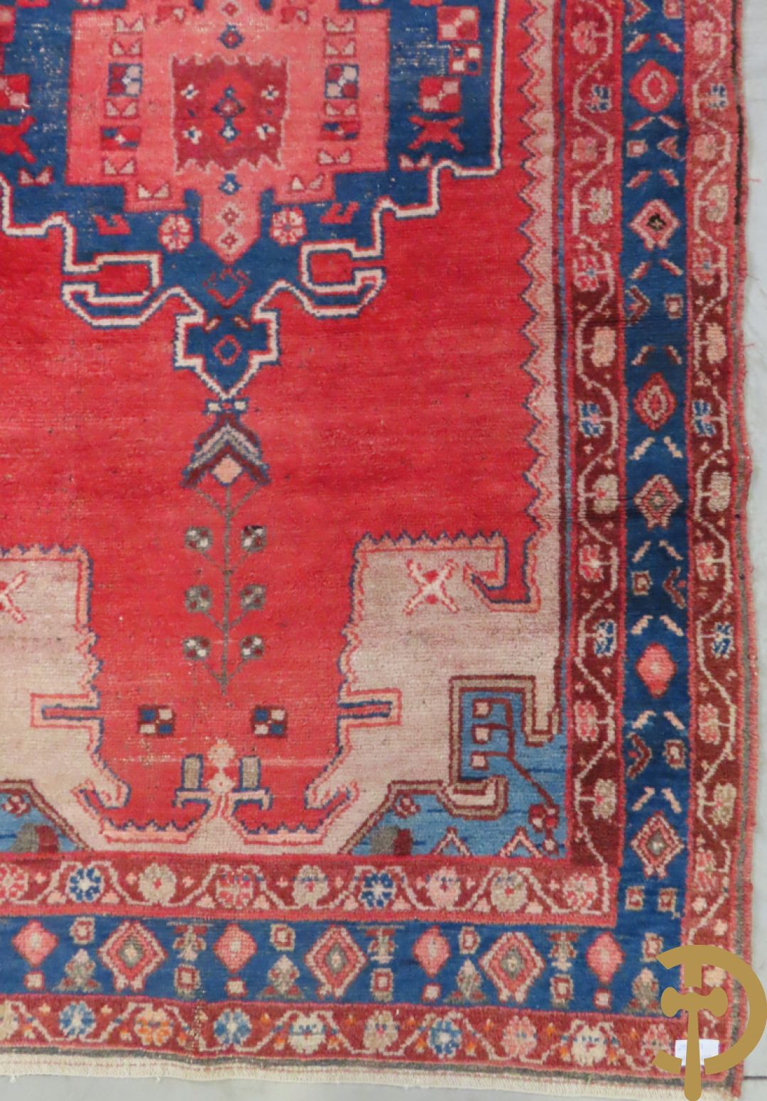 Twee oosterse handgeknoopte tapijten Hamadan